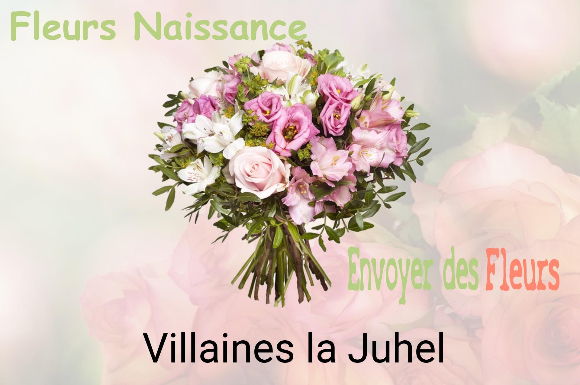 Bouquet de fleurs de naissance livré à Villaines-la-Juhel